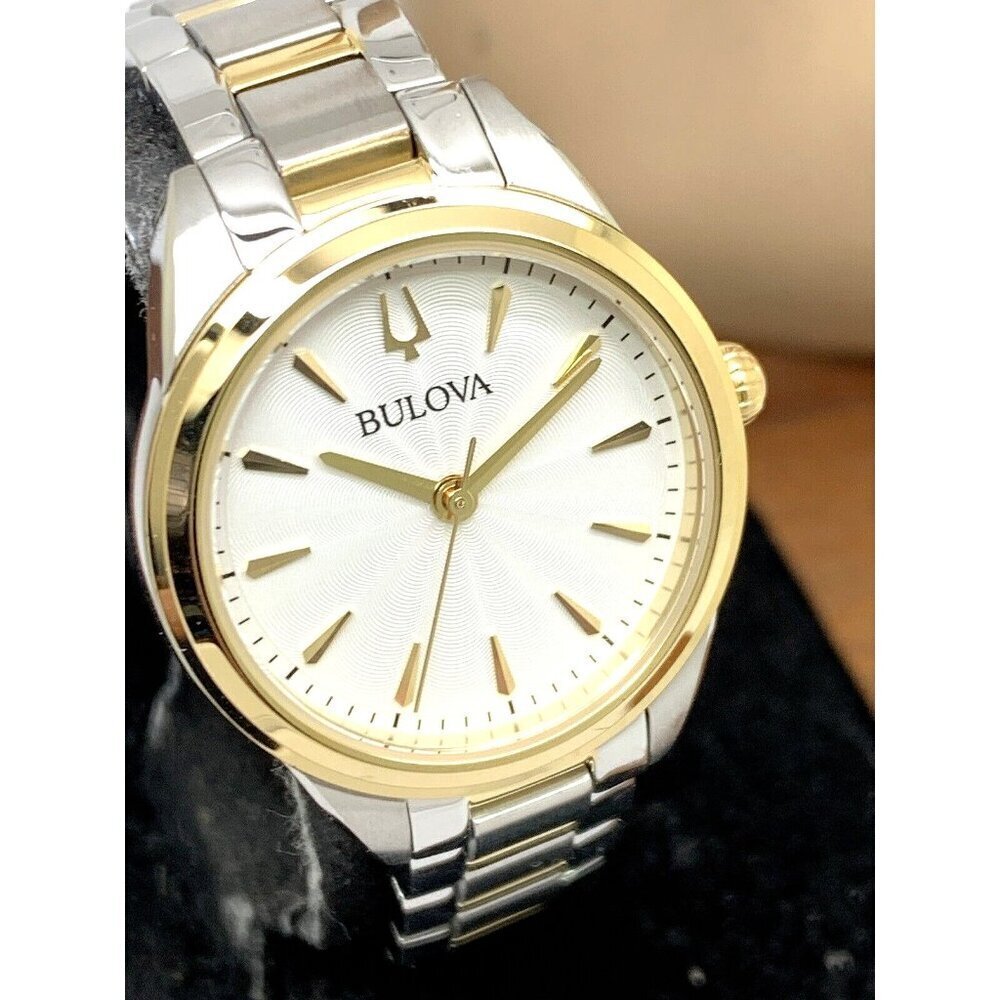 Bulova Women's Watch 98L277 Quartz 28mm Two Tone Stainless Steel Bracelet